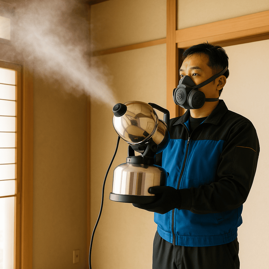 部屋全体をまるごと対策！害虫駆除に効果的な空間噴霧とは？
